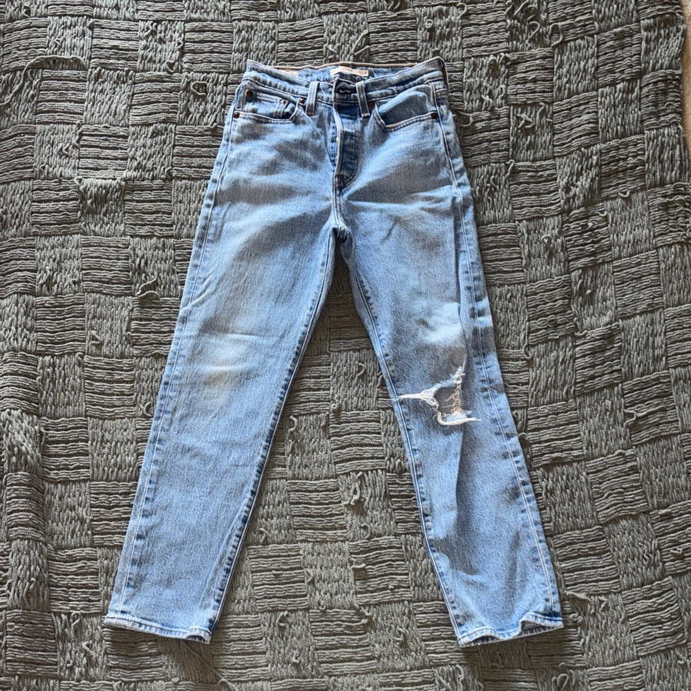 Levi's Light Blue Straight Leg Jeans